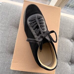Vince Black Suede Sneakers